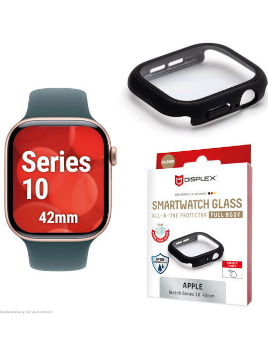 Displex Full Body Glass Protector Apple Watch Series 10 42mm Black