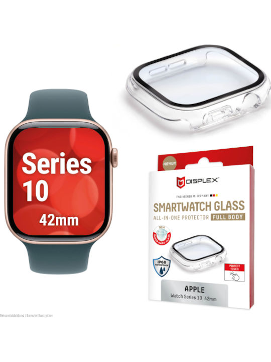 Displex Протектор от Закалено Стъкло за Цялото Тяло Apple Watch Series 10 42mm Прозрачен