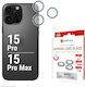 Displex Προστασία Κάμερας Tempered Glass για το iPhone 15 Pro / 15 Pro Max