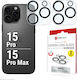 Displex Προστασία Κάμερας Tempered Glass για το iPhone 15 Pro / 15 Pro Max