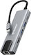 Techsuit H1 USB-C Docking Station με HDMI 4K PD Ethernet Γκρι