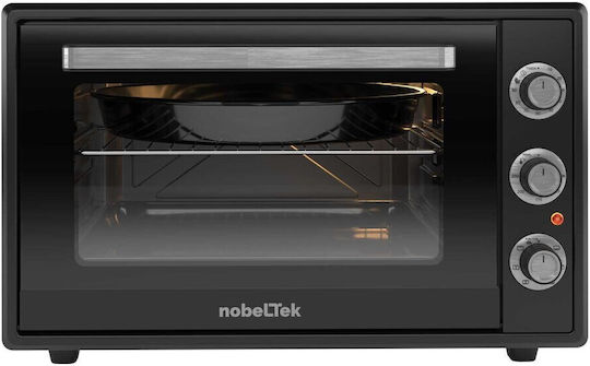NobeLTek Cuptor Electric 60lt Fără Arzătoare Cu Aer Negru