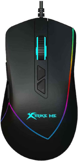 Xtrike Me ME GM-320 RGB Gaming Ποντίκι 12800 DPI Μαύρο