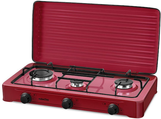 NobeLTek Countertop Burner Flüssiggas Triple Rot