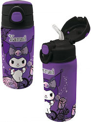 Graffiti Bottle Kuromi 500ml Purple