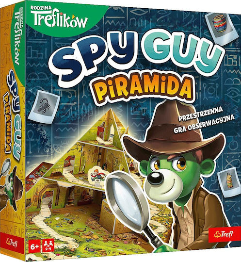 Επιτραπέζιο Παιχνίδι Spy Guy Pyramid Curse of the Pharaoh για 2-4 Παίκτες 6+ Ετών Trefl