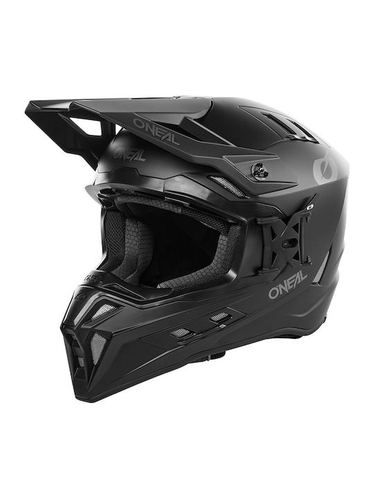 O'Neal EX-SRS Solid Black V.24 Cască Moto Motocross ECE 22.06