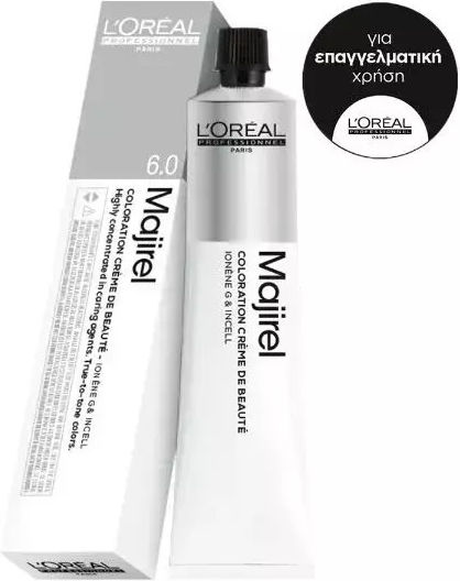 L'Oréal Professionnel Majirel Βαφή Μαλλιών 6.0 60ml