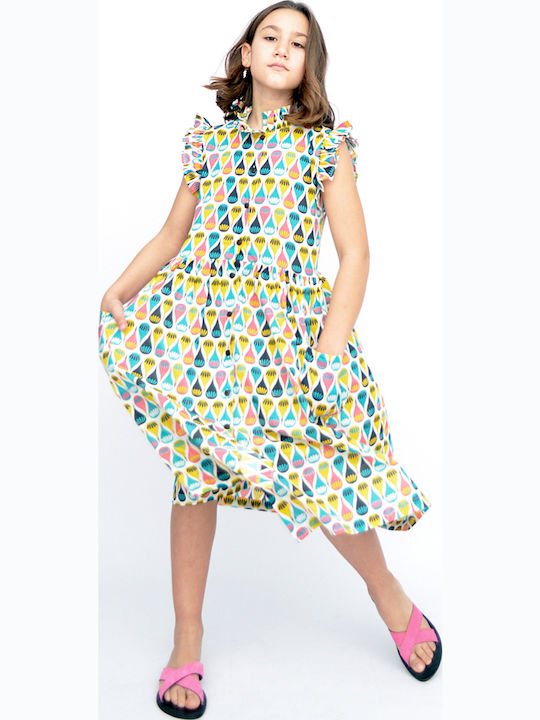Rochie pentru Copii Mâneca scurta Multicolour