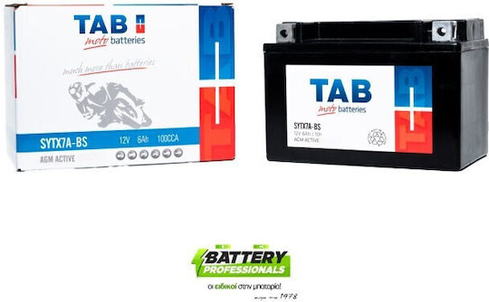 TAB Мотоциклетна батерия YTX9-BS с капацитет 8Ах