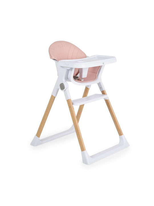 Cangaroo Almond Foldable Baby Highchair Pink