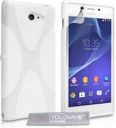 YouSave Accessories Xperia White (Sony Xperia M2)