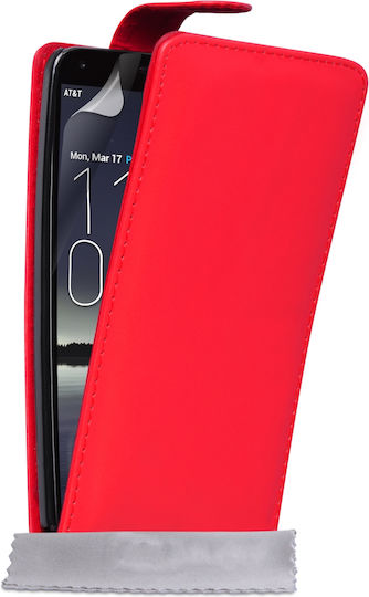 YouSave Accessories Back Cover Set with Glass Red (LG G Flex by YouSave Accessories)