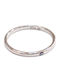 Prince Silvero Ring Small Wedding Band with Zircon made of Silver Gold Plated