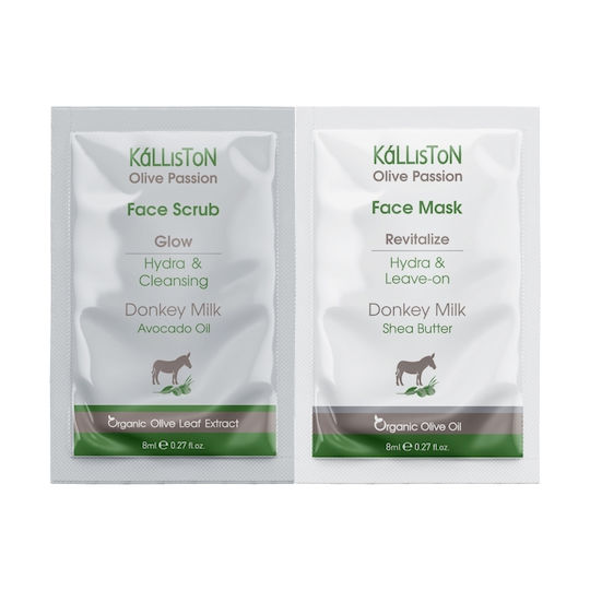 Kalliston Face Scrub Mask Donkey Milk 2 * 8 Ml