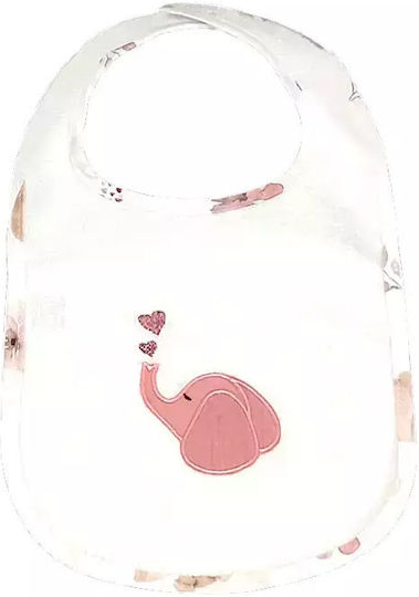Baby Star Waterproof Bib Fabric with Hoop & Loop Fastener Gray