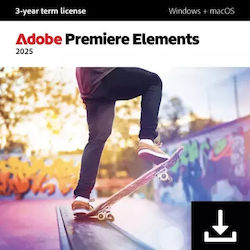 Adobe Premiere Elements 2025 Windows Mac 3 Years Multilingual Ηλεκτρονική Άδεια