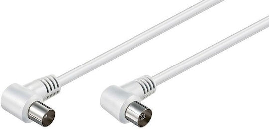 ATC Καλώδιο Κεραίας Coax male - Coax female Λευκό 3m (6981030030168) 1τμχ