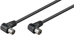 ATC Cablu De Antenă Coaxial De Sex Masculin - Coaxial De Sex Feminin Negru 3m