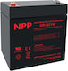 Npp Батерия UPS с Капацитет 5Ах и Напрежение 12V HR1221W 1бр