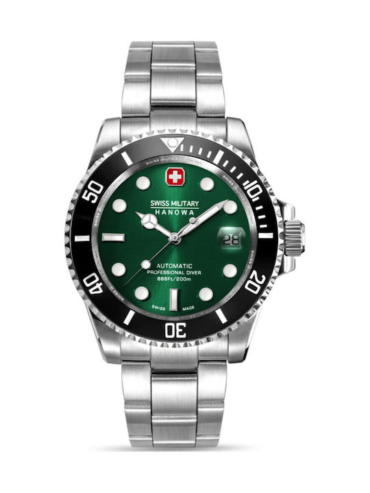 Swiss Military Hanowa Herrenuhr Batterie mit Si...