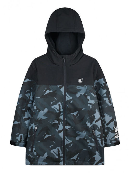 Kids' Sports Jacket with Hood Army