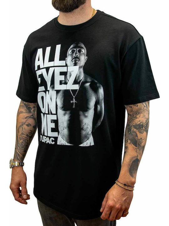 Amplified Oversized T-shirt Tupac All Eyes On Me Black Unisex Zav862aeo