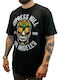 Amplified Oversized T-shirt Cypress Hill Floral Skull Black Unisex Zav862a96