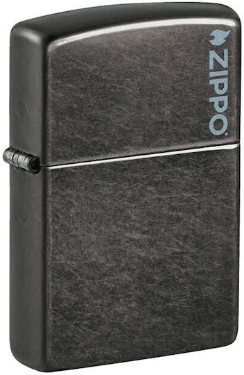 Zippo Classic Flame Lighter in Gray Colour