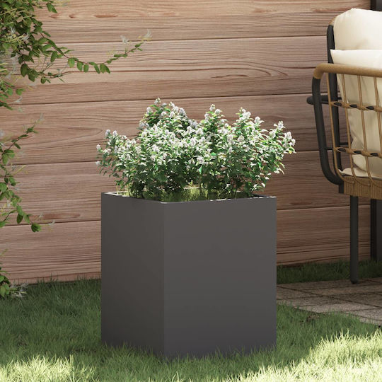 vidaXL Topf Metallisch Black 32x32x40cm.