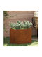 vidaXL Pot Metallic Brown 50x32x40cm.