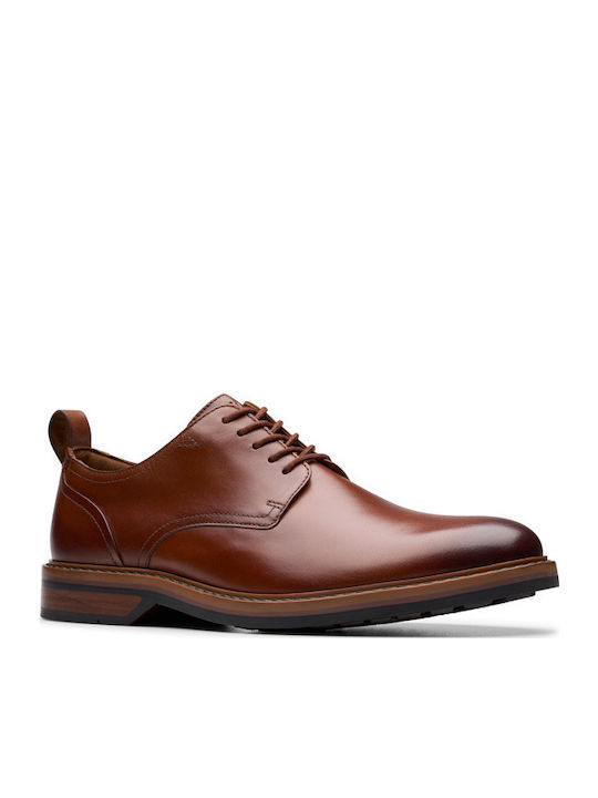 Clarks Δερμάτινα Ανδρικά Casual Παπούτσια Καφέ Clarks Δερμάτινα Ανδρικά Casual Παπούτσια Καφέ