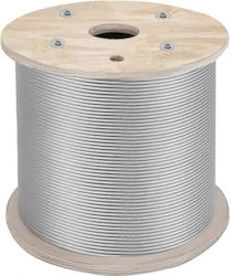 1/4" 304 Stainless Steel Wire Rope Cable 200ft 7x19 Tighter Core Cable 1/4" 304 Stainless Steel Wire Rope Cable 200ft 7x19 Tighter Core Cable