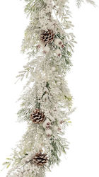 Iliadis Beeren Schneebedeckte Weiße Weihnachtsgirlande Iliadis Beeren Schneebedeckte Weiße Weihnachtsgirlande