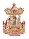 Iliadis Christmas Decorative Carousel with Music and Movement 18x14.5x13cm.