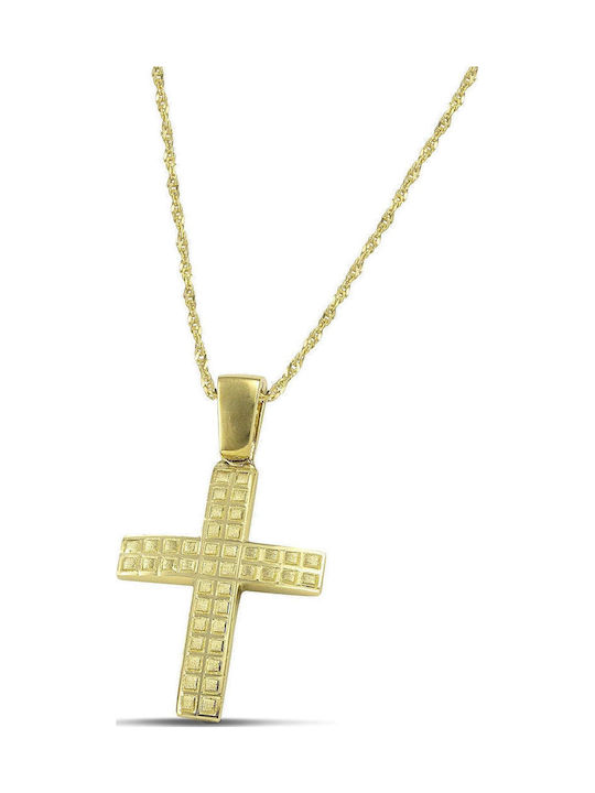 Themelidis Jewels Ανδρικός Χρυσός Σταυρός 14Κ Δ...