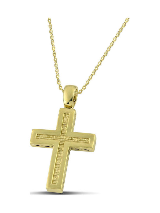 Themelidis Jewels Ανδρικός Χρυσός Σταυρός 14Κ Δ...
