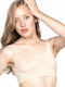 Frauen Sport-BH Beige