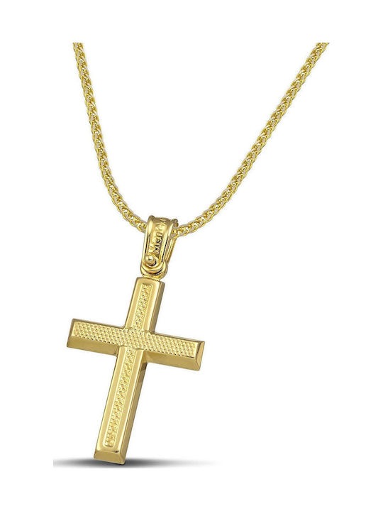 Themelidis Jewels Дамски Златен Кръст 14K с Вер...