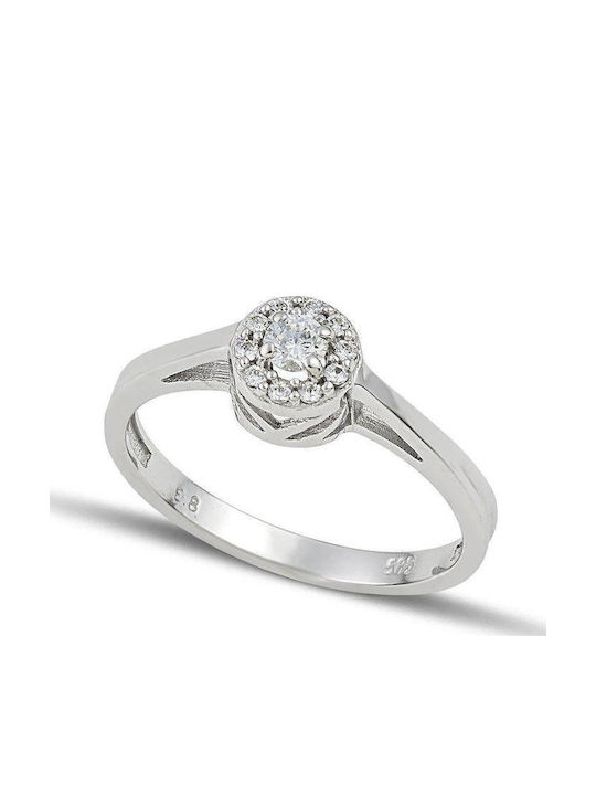 Themelidis Jewels Единичен камък от Бяло злато ...