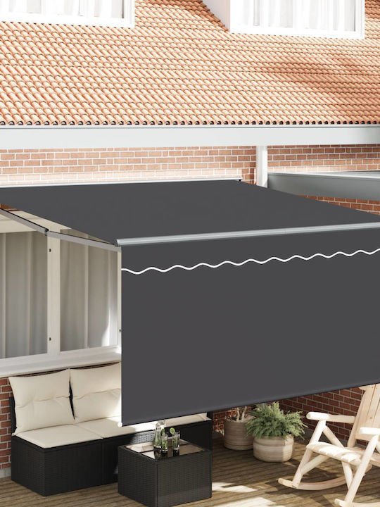 vidaXL Τέντα Βεράντας Γκρι 3x2.5m