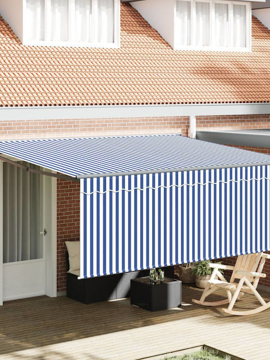 vidaXL Τέντα Βεράντας Μπλε 4x3m