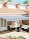vidaXL Tenda-Rahmen Terrasse 5x3m