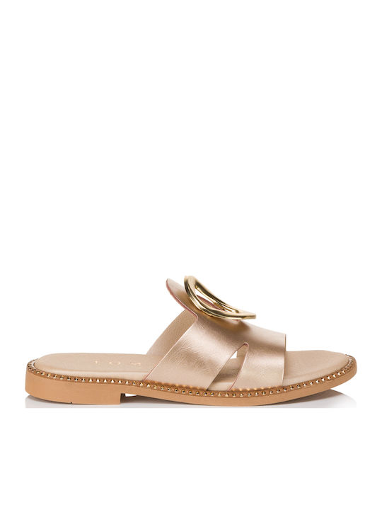 Tomas Shoes Leather Women's Flat Sandals Mocha