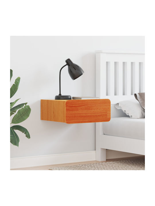 Nachttisch Wax Brown 39x34x16.5cm