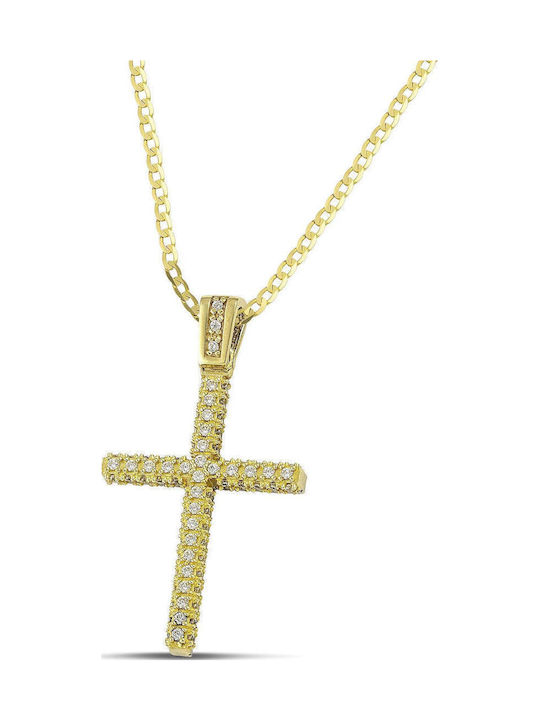 Themelidis Jewels Γυναικείος Χρυσός Σταυρός 14Κ...