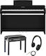 Yamaha Electric Upright Piano Clavinova Matte B...