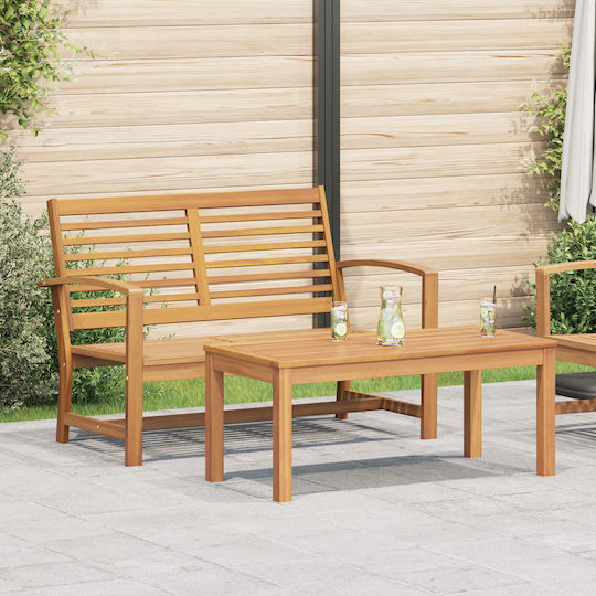 vidaXL Garten- und Outdoor-Möbelsets Typsatz Wohnbereich 2 Stück Kastanienbraun