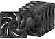 Arctic P12 Pro PST Case Fan 120mm 3000rpm 77cfm Without LED Lighting and 4-Pin PWM Connection 5pcs