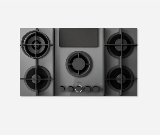 Elica Nikolatesla Flame Evo GR/A/88 Котлон на природен газ Автономен с Абсорбатор 88x51εκ. Сив